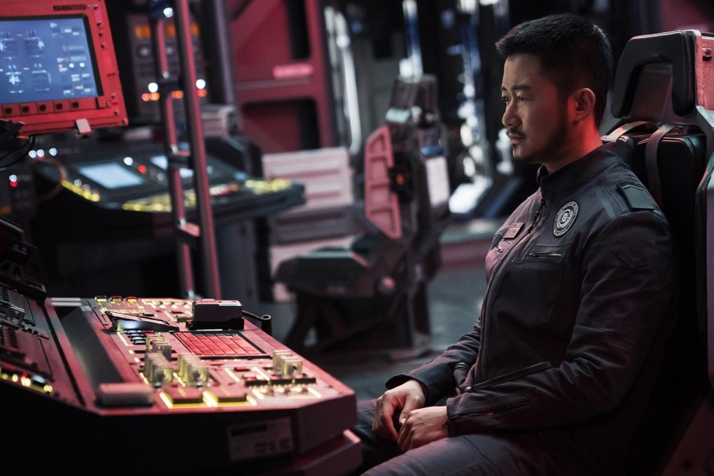 Wu Jing in a scene from The Wandering Earth. The Chinese science-fiction blockbuster has been released in North America, screening in 22 cities.