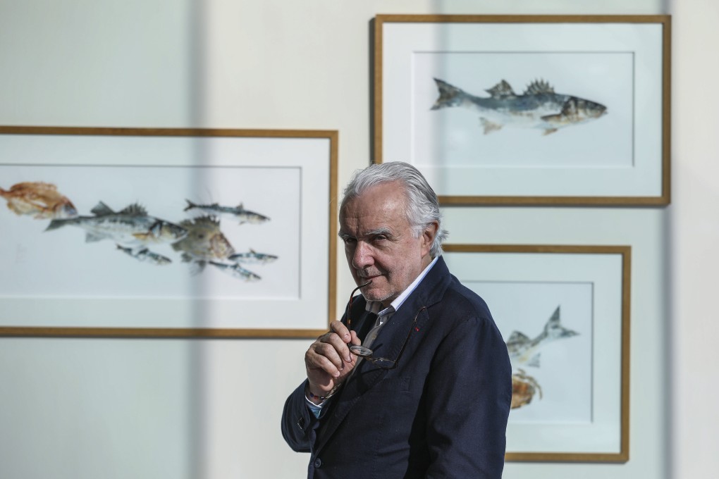 French chef Alain Ducasse at the restaurant Rech by Alain Ducasse, at the InterContinental Hong Kong. Picture: Nora Tam