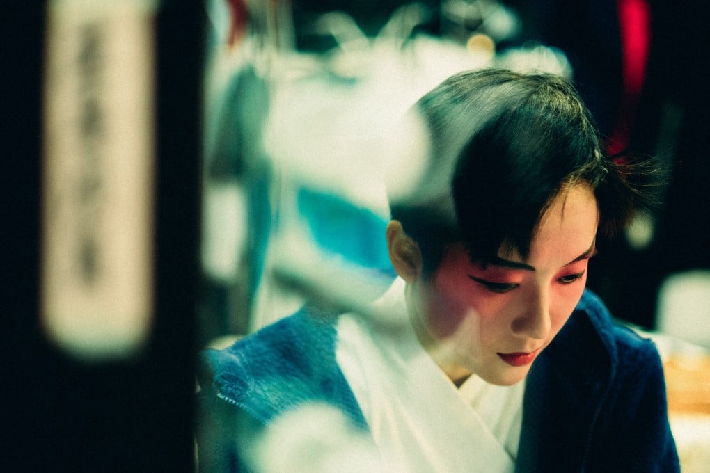 Sam Chan quit her job at university so that she can a devoted Cantonese opera singer. She's about to get on the stage at Yau Ma theatre. Photo: Abdela Igmirien