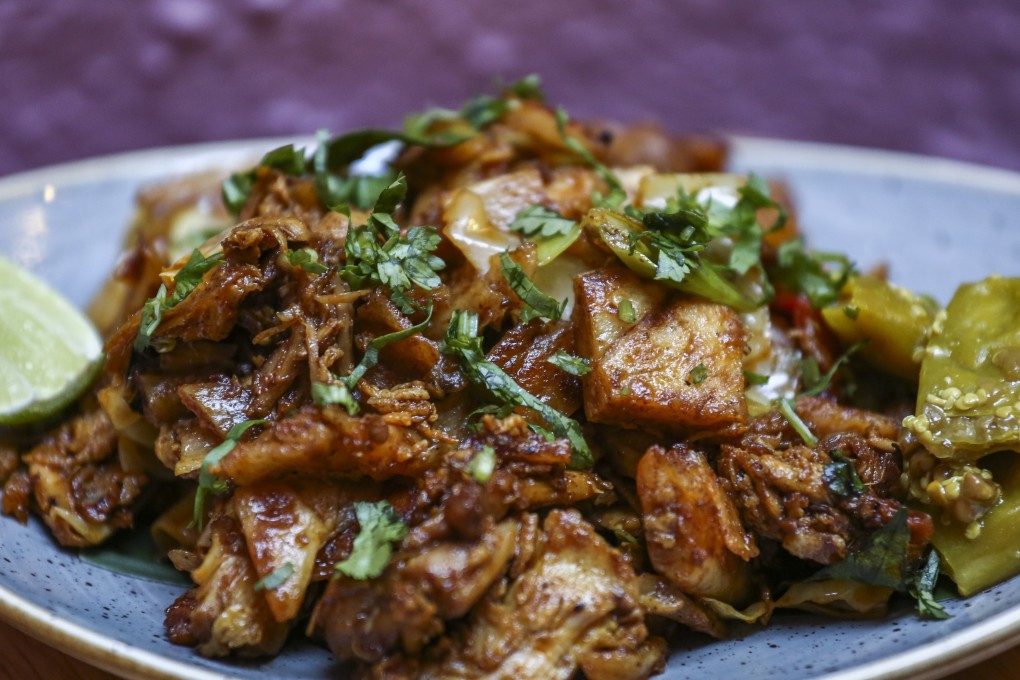 Chicken kothu, a delicious mess of a dish, served at Hotal Colombo on Elgin Street in Central. Photo: Jonathan Wong