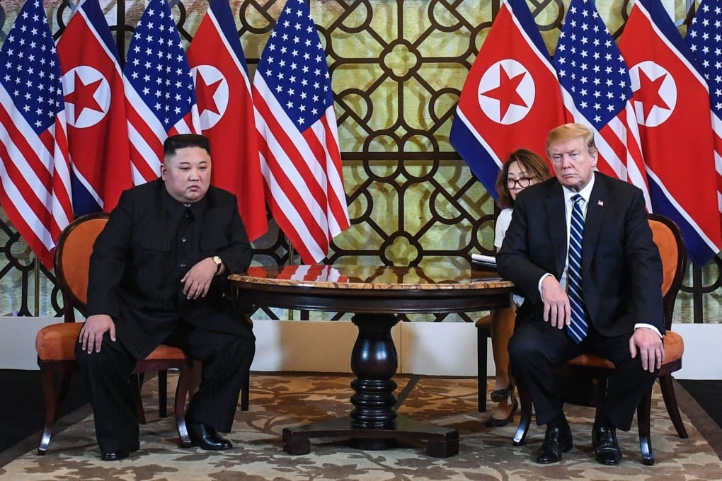 Donald Trump and Kim Jong-un’s meeting in Vietnam ended without agreement. Photo: AFP