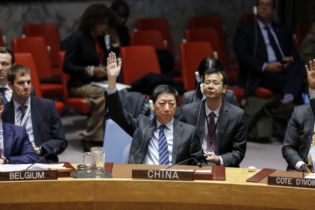 China’s Deputy UN Ambassador Wu Haitao. Wu told the UN Security Council on Thursday that “Venezuelan affairs should be decided by the Venezuelan people”. Photo: Xinhua