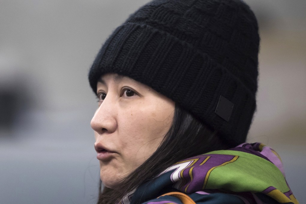 Huawei chief financial officer Meng Wanzhou arrives at a parole office in Vancouver, British Columbia on December 12. Photo: The Canadian Press via AP