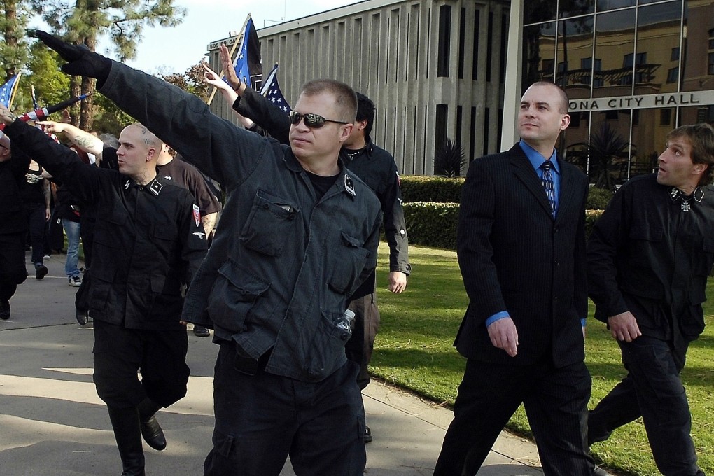 The NSM is one of several extremist groups sued over bloodshed at a 2017 white nationalist rally in Charlottesville, US. Photo: AP
