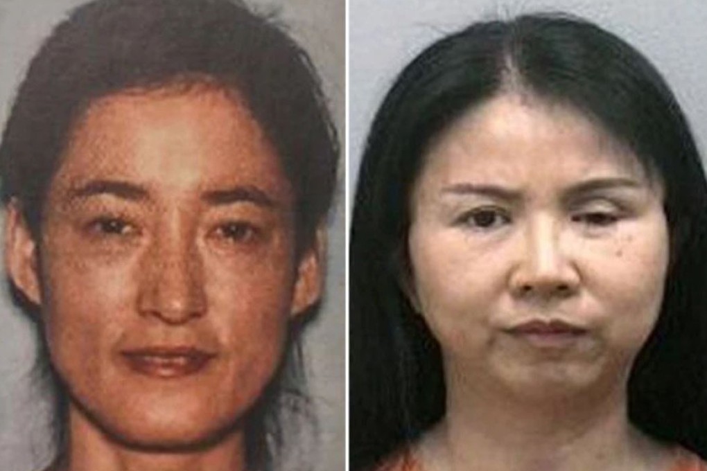 These undated booking photos from the Martin County Sheriff's Office, show (from left) Lixia Zhu and Ruimei Li, who have been arrested on charges tied to the operation of massage parlours in Florida. Photo: AFP