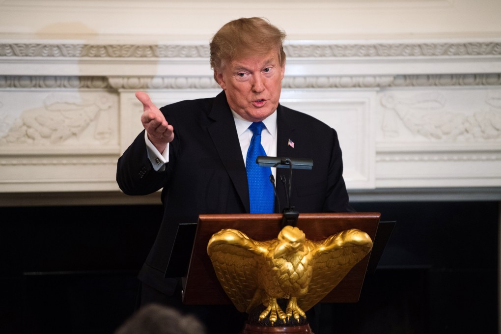 US President Donald Trump says trade talks with China are ‘moving along nicely’. Photo: Bloomberg