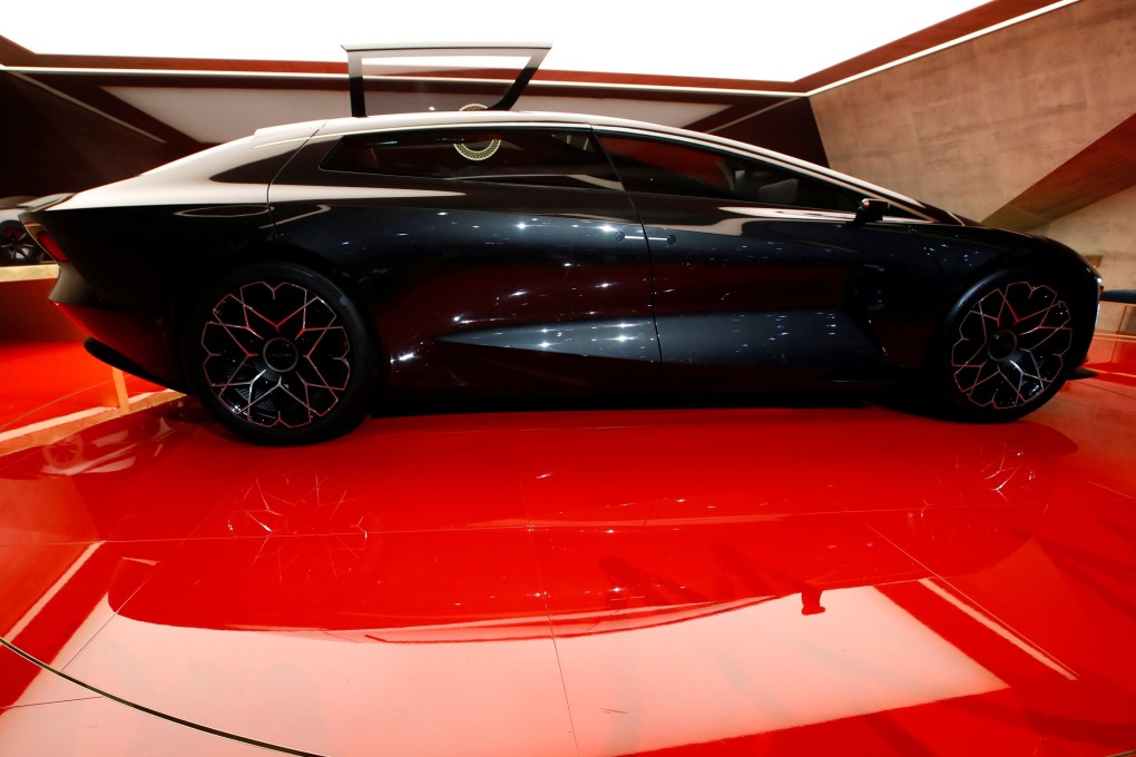 An Aston Martin Lagonda Vision concept car at the 2018 Geneva International Motor Show. File photo: Reuters