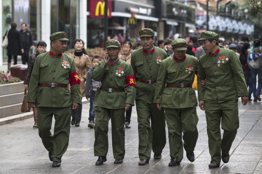 Veterans of the Sino-Vietnamese border war in Kunming, Yunnan province, China. Photo: Reuters