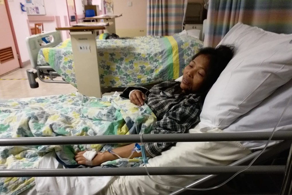 In addition to a steady income, Baby Jane Allas lost free medical coverage and the right to stay in Hong Kong when her employer fired her. Photo: Handout