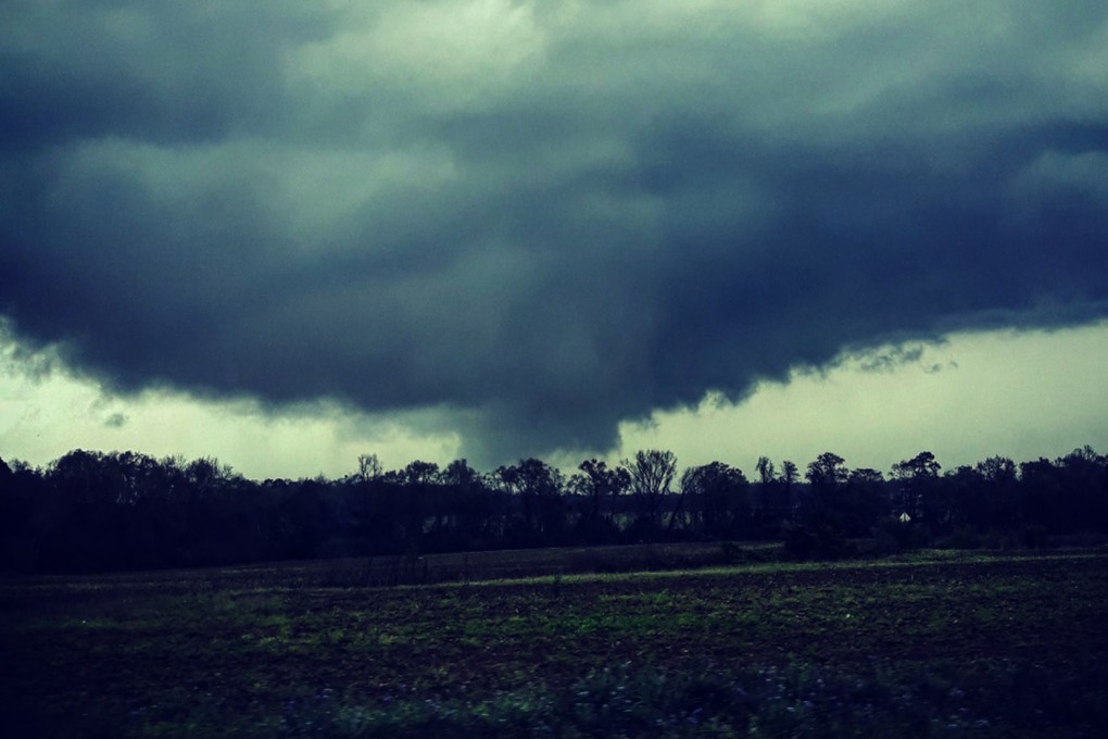 This handout image provided by Justin Merritt from his Instagram account shows a tornado in Dothan, Alabama. Photo: AFP