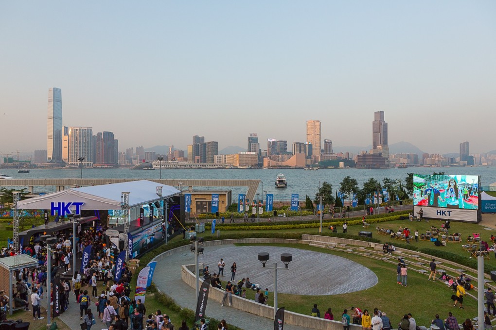 The Allianz E-Village at the Hong Kong E-Prix is significantly larger this time around. Photo: Handout