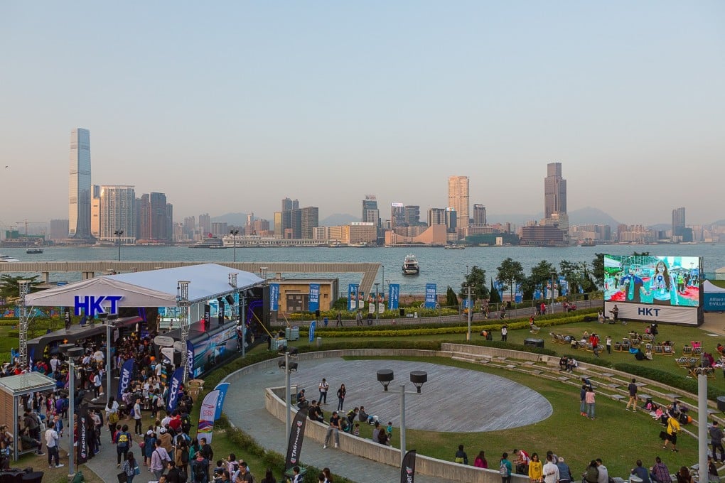 The Allianz E-Village at the Hong Kong E-Prix is significantly larger this time around. Photo: Handout
