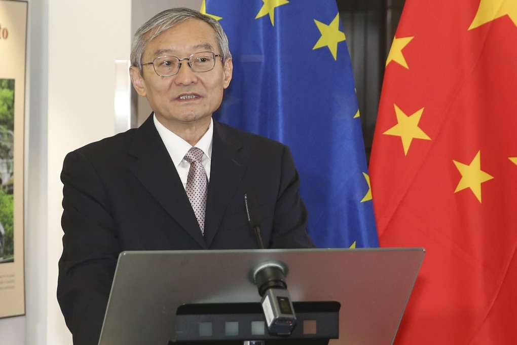 Zhang Ming, Chinese ambassador to the European Union, says he does not believe the EU will be browbeaten by Washington into banning Huawei. Photo: Xinhua