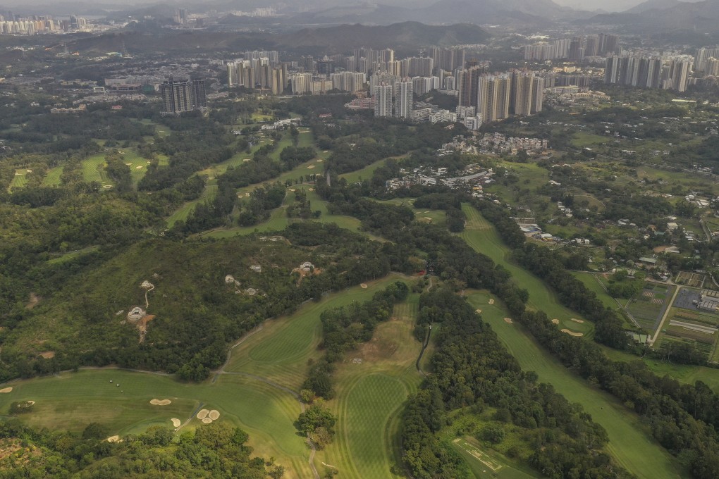Aerial view of the Hong Kong Golf Club in Fanling. Photo: Winson Wong