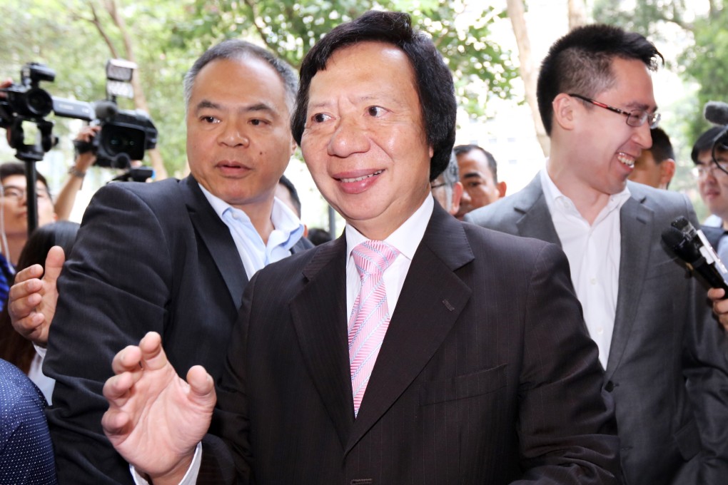 Former Sun Hung Kai Properties co-chairman Thomas Kwok arriving at the Court of Final Appeal in Central in May 2017. Photo: Felix Wong