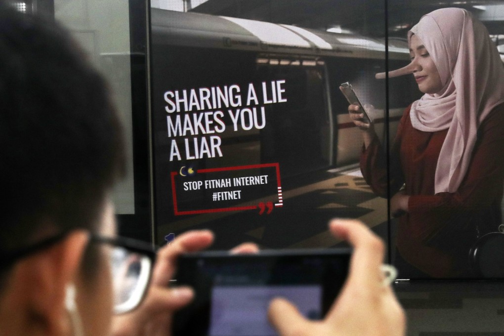 Malaysia launched a campaign to combat fake news. Photo: EPA