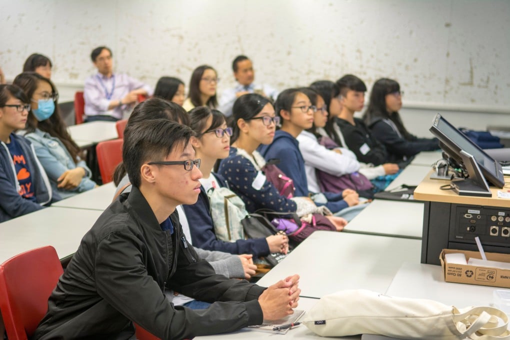 Students attend a lecture at the University of Hong Kong. Picture: Shutterstock