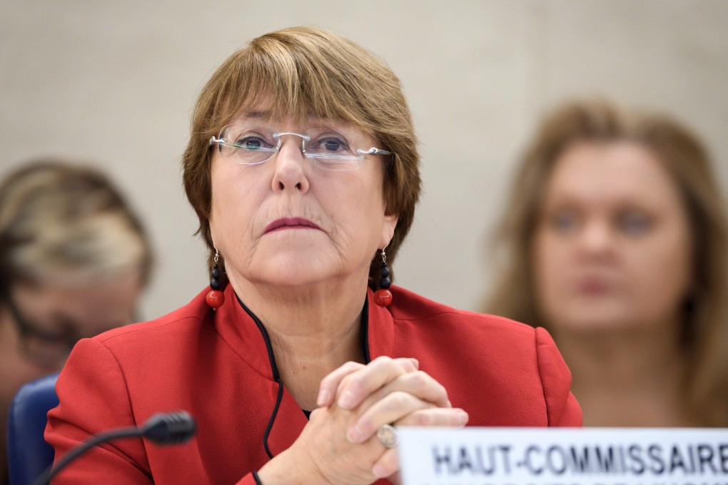 United Nations High Commissioner for Human Rights Michelle Bachelet. Photo: AFP