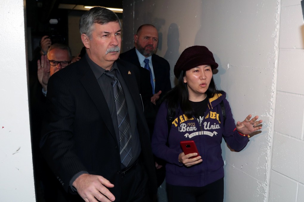 Huawei Chief Financial Officer Meng Wanzhou arrives at the British Columbia Supreme Court in Vancouver on Wednesday. Photo: Reuters
