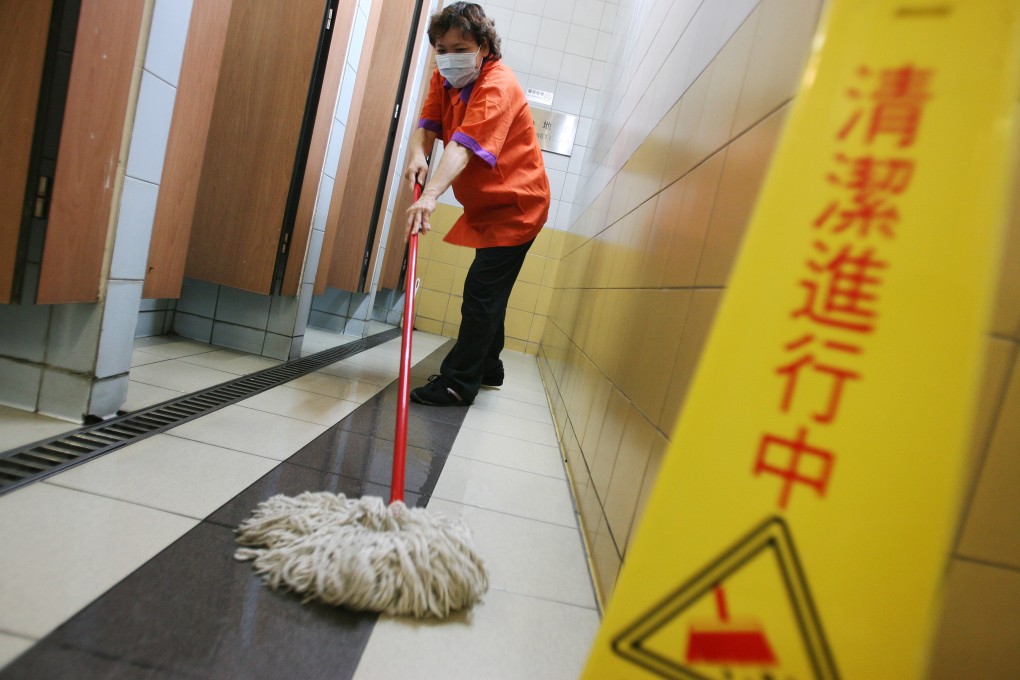 All public toilets should have a plaque at the entrance naming the contractor responsible, the name and photograph of the attendant, the name and contact number of his or her supervisor, and the name and contact number of the Food and Environmental Hygiene Department official responsible for that district. Photo: Felix Wong