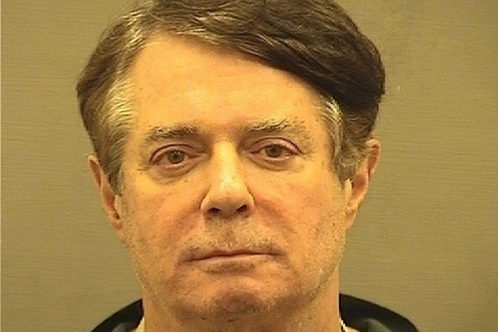 Paul Manafort, seen in a sheriff’s mugshot, was convicted of eight financial crimes on August 21 in a trial in Alexandria, Virginia. Photo: Alexandria Sheriff's Office