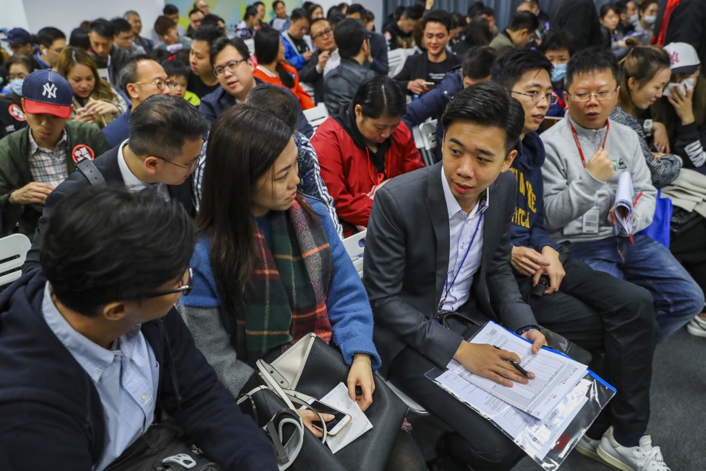 Henderson Land Development’s launch of The Vantage, at its sales office in Tsim Sha Tsui on 9 March, 2019. Photo: SCMP / Edmond So