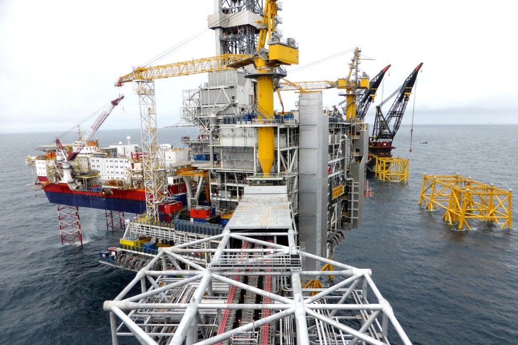 Equinor's oil platform in the Johan Sverdrup oilfield in the North Sea, Norway. Photo: Reuters