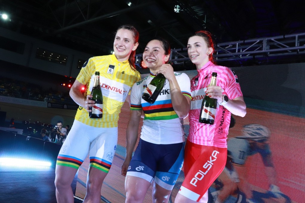 It’s time for some bubbly for Sarah Lee. Photo: Chan Kin-wa