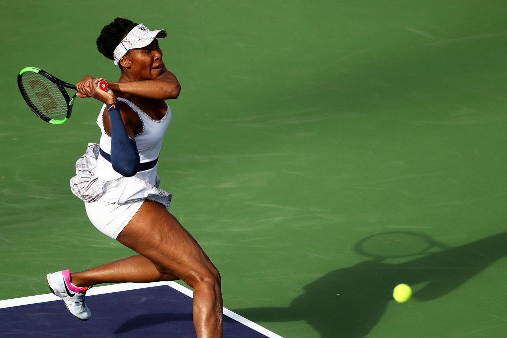 Venus Williams edged past Petra Kvitova at Indian Wells. Photo: AFP