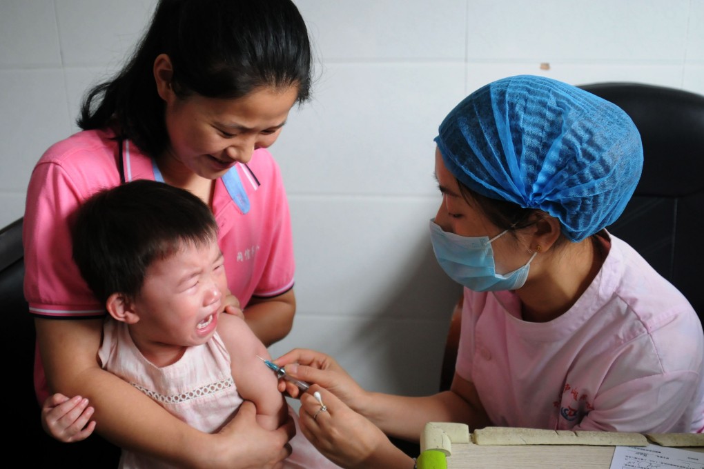 Chinese parents have been urged to have confidence in domestically produced vaccines. Photo: AFP