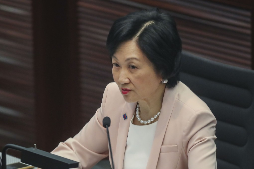 Regina Ip made the comments at a meeting of the Legislative Council’s panel on information technology and broadcasting on Monday. Photo: Winson Wong