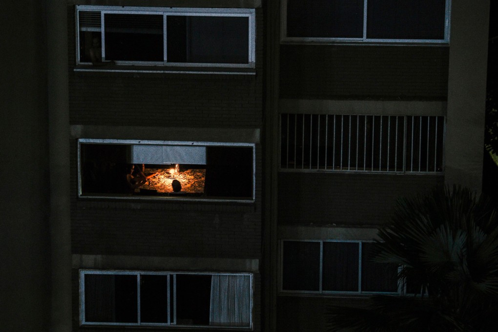 Many in Caracas were angry and desperate over the power failure. Photo: AFP