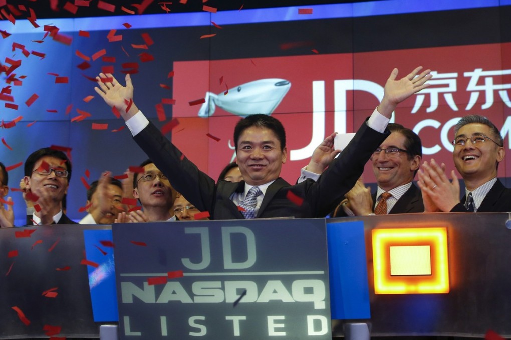 Led by founder Richard Liu, JD.com went public in the US in 2014. (Picture: Reuters)