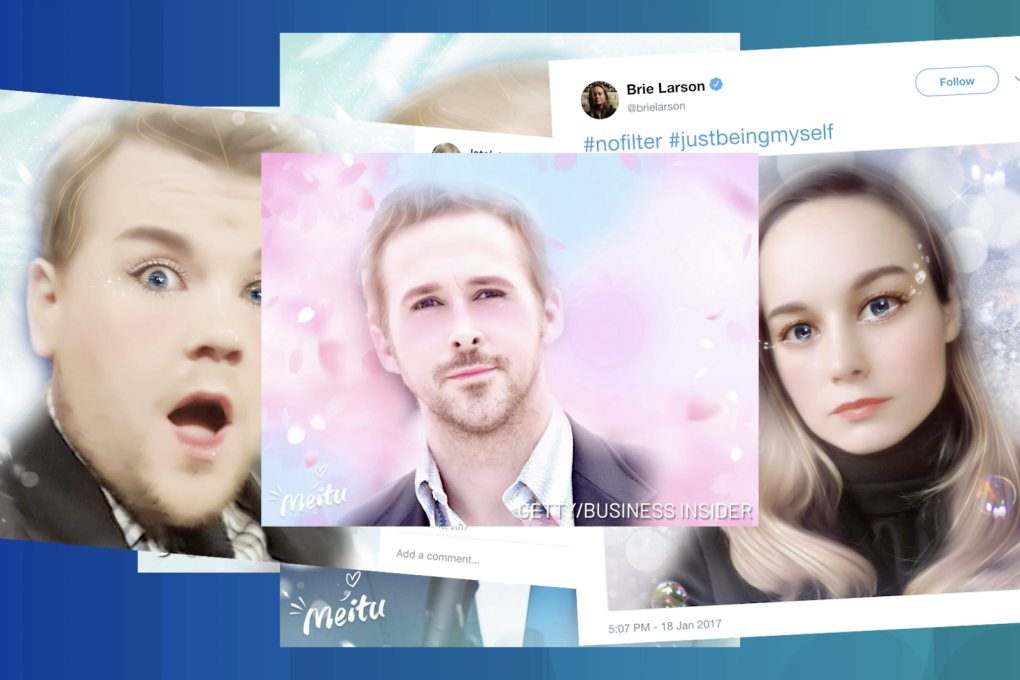 Still, these selfies are pretty funny, right? (Picture: Abacus/Twitter)