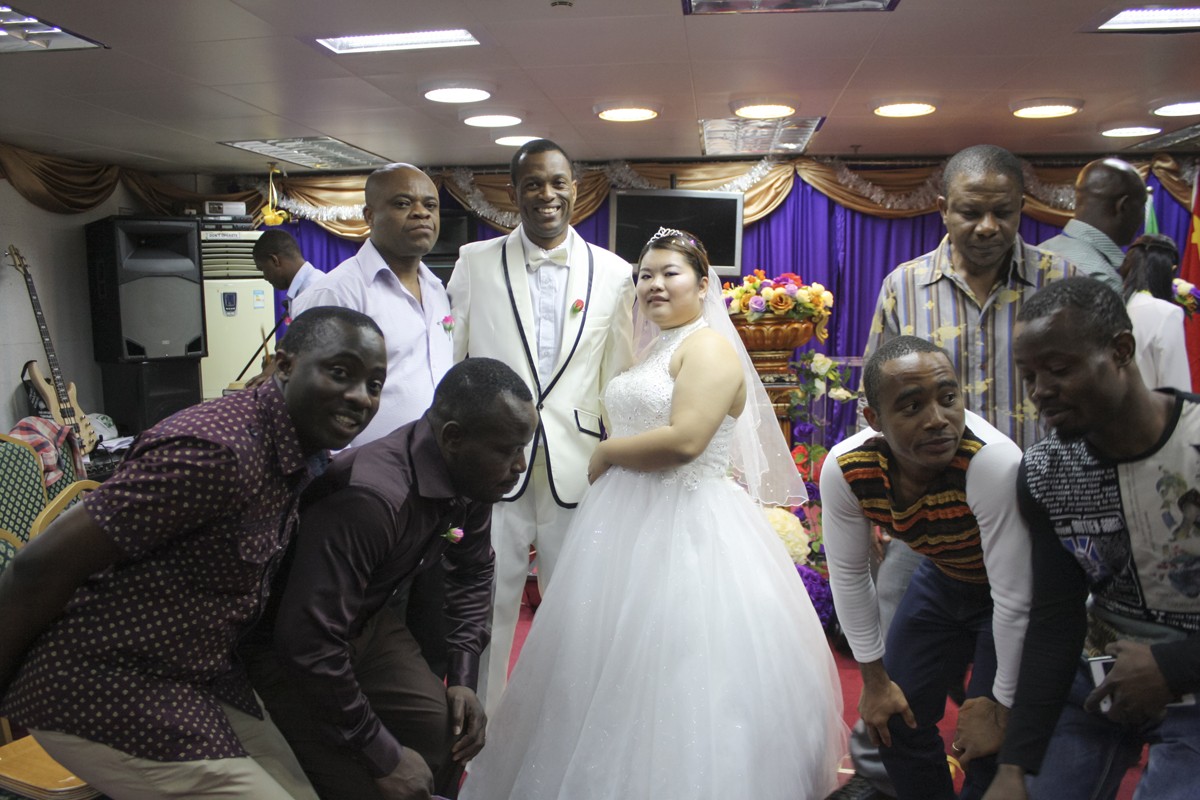 Chinese and sales black wedding