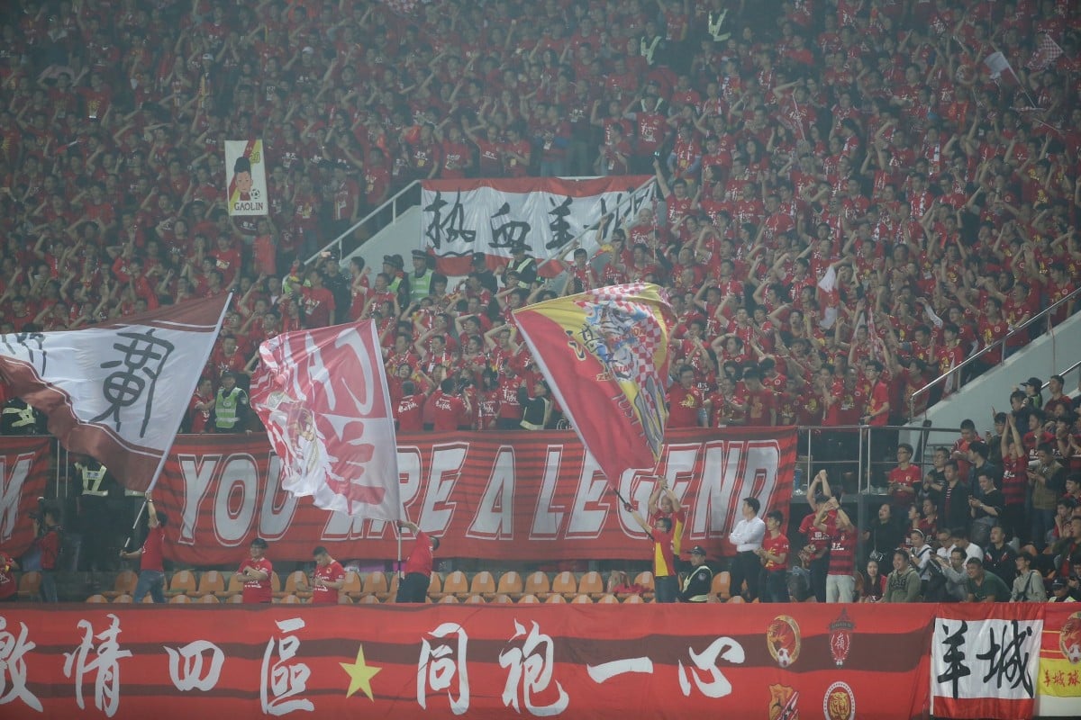 Guangzhou Evergrande fans. Photo: K.Y. Cheng