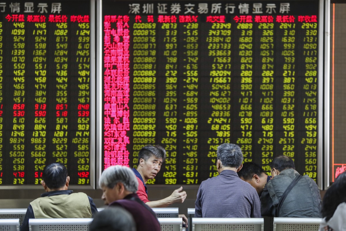 Stocks Blog: Chinese stocks fall to 11-week low as credit data weighs