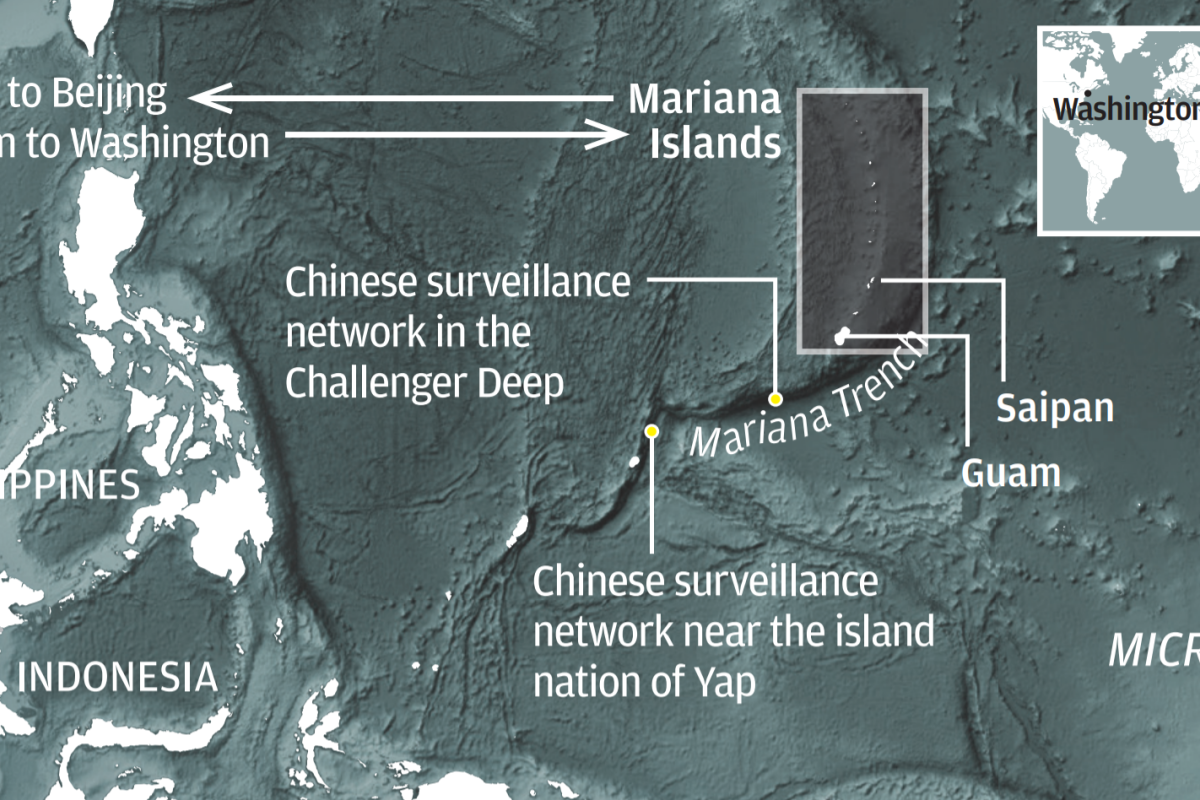 Us China Battle For Dominance Extends Across Pacific Above - 