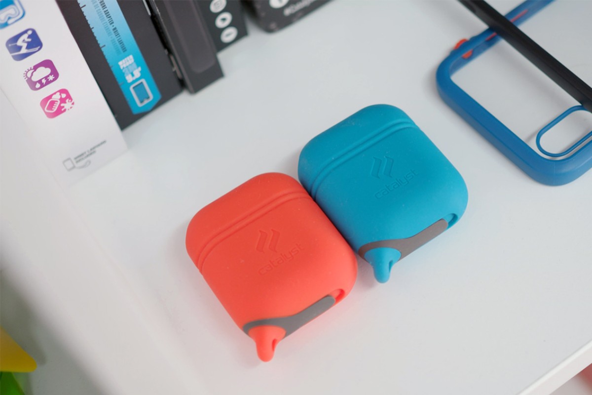 Catalyst’s waterproof cases for AirPods. (Picture: Chris Chang/Abacus)