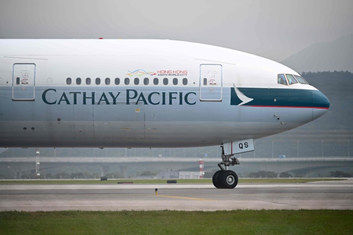 Cathay's inbound passenger numbers dropped 38 per cent in September from a year earlier. Photo: AFP