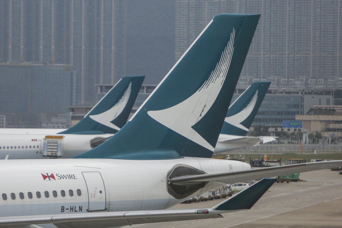Cathay Pacific said on Tuesday its November traffic to Hong Kong plunged by nearly half year on year. Photo: Winson Wong