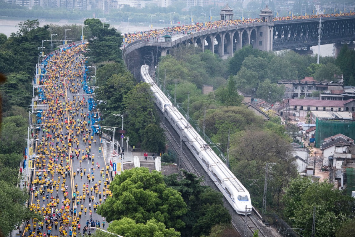 Wuhan canceled its marathon so China’s runners raced virtually South
