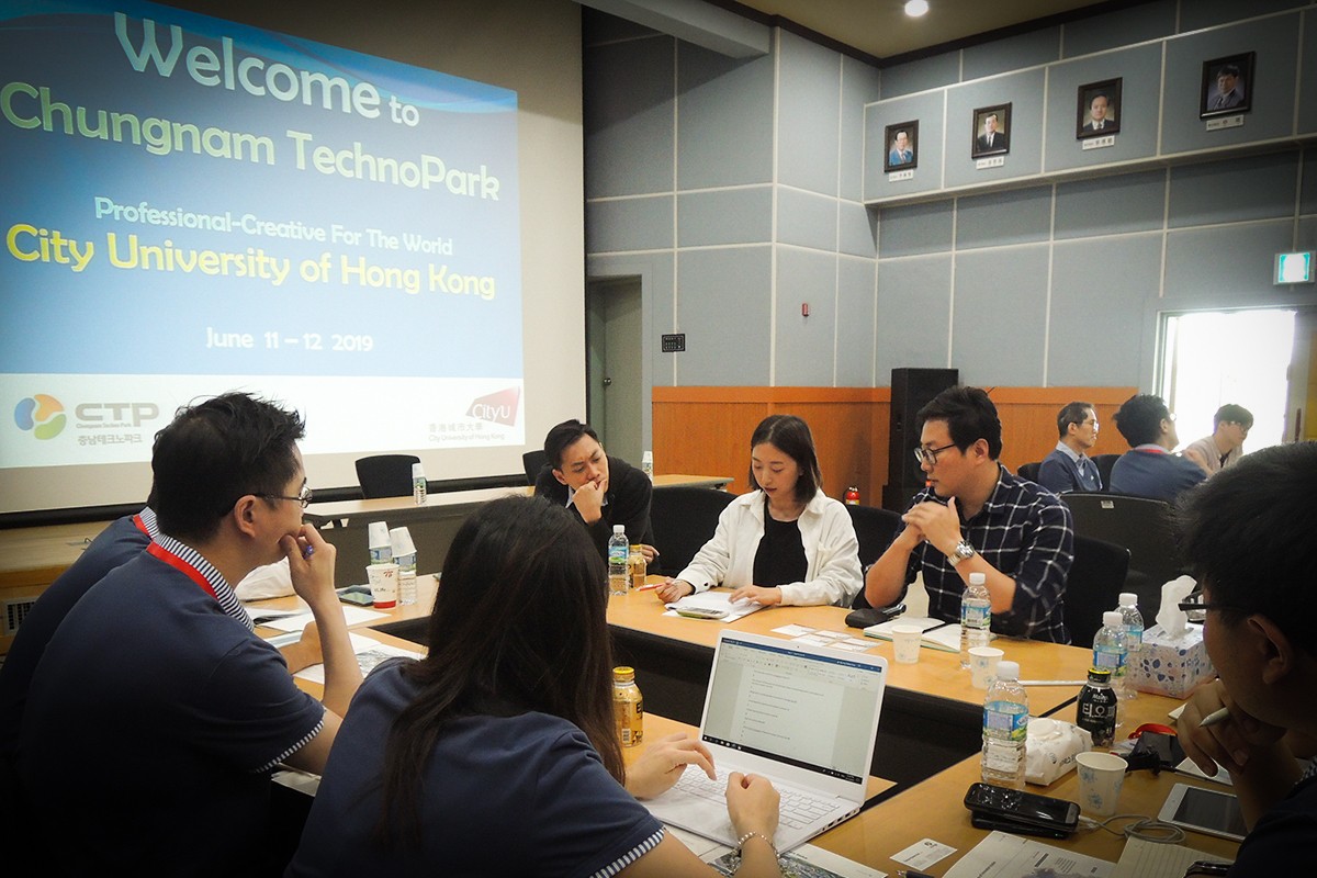 CityU MBA students conducted a consultancy project for Chungnam Techno Park in South Korea to gain practical experience and have a glimpse of Korean corporate culture.