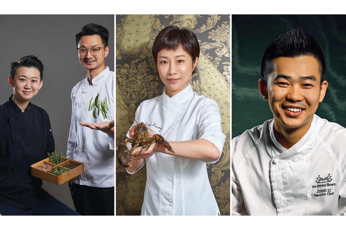 From left to right: Cobo House’s executive chefs Devon Hou and Ray Choi; Financier-turned-chef Sandy Keung pioneered ingredient-based cuisine at her restaurant TABLE; Junno Li, executive chef at The Chinese Library.