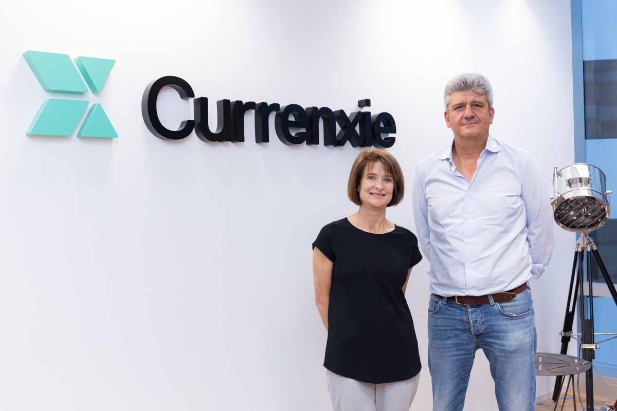 Riccardo and Alison Capelvenere, co-founders of Currenxie.