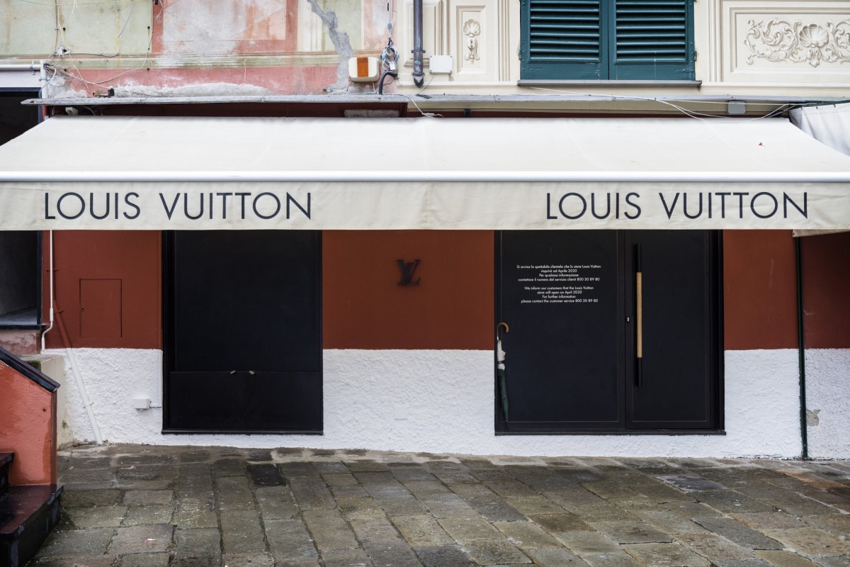 Louis Vuitton Portofino Women store, Italy