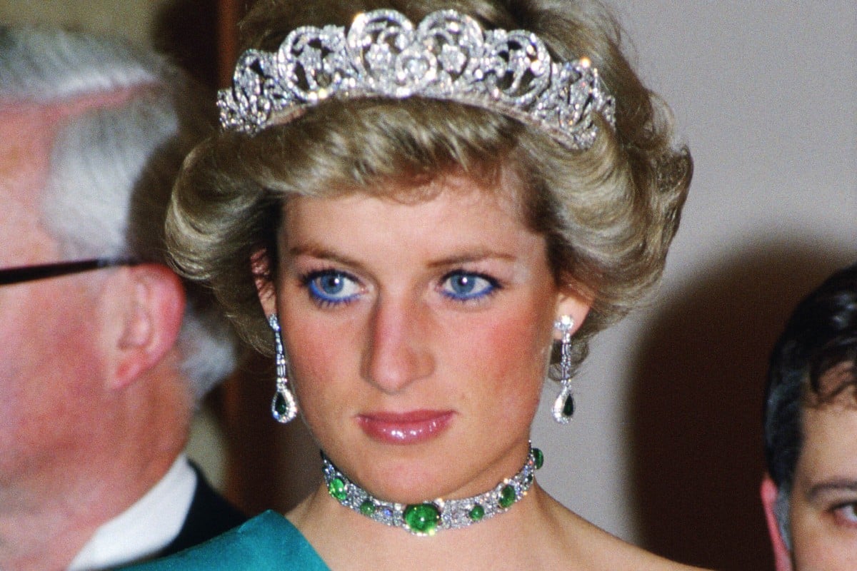 diana emerald and diamond choker