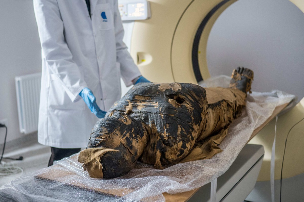 World's first pregnant Egyptian mummy discovered in Poland | South China  Morning Post