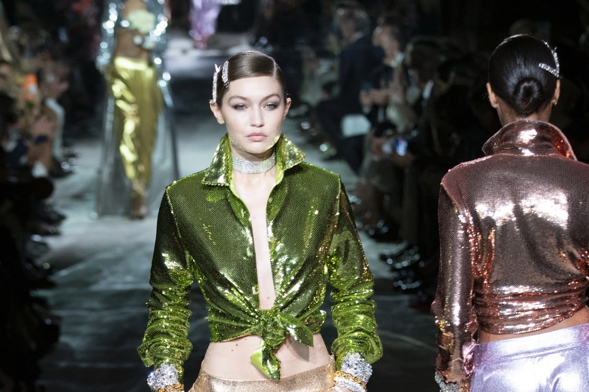 New York Fashion Week 2021: Gigi Hadid showed off Tom Ford's spring/summer 2021 collection a glitzy finale | South China Post