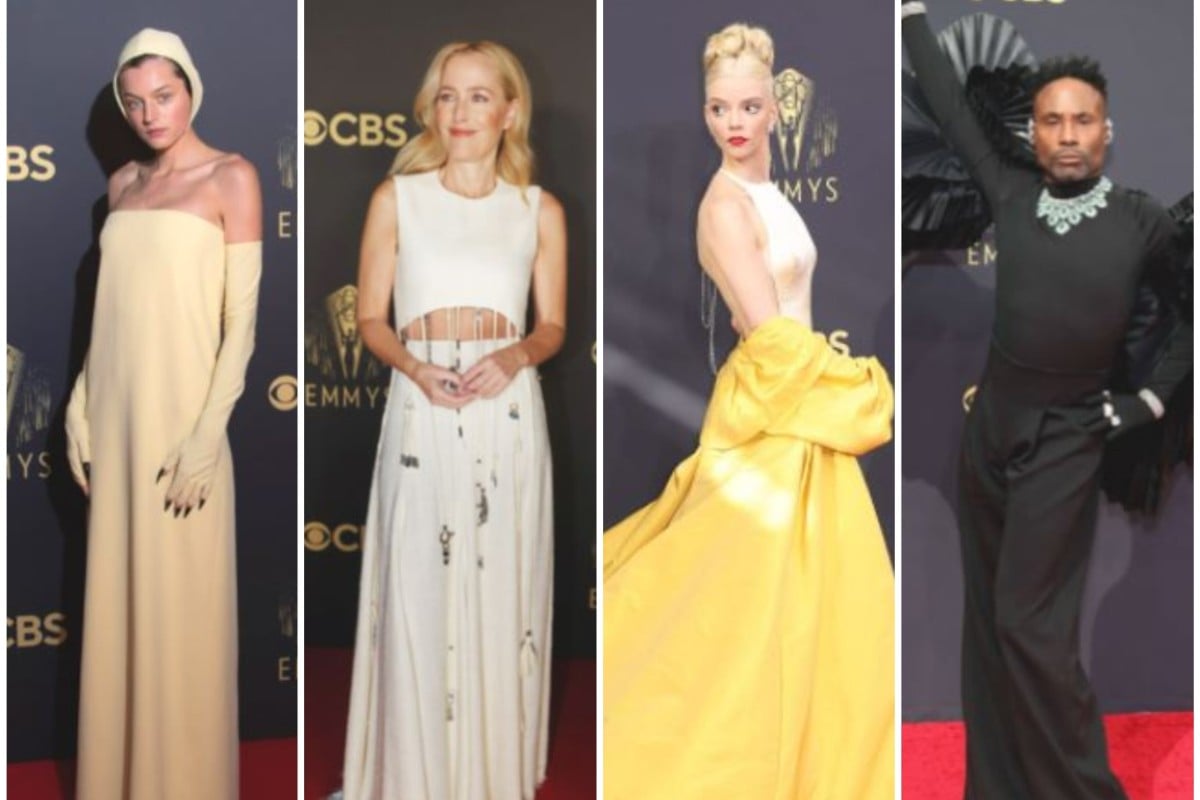 dressed at the 2021 Emmy Awards 